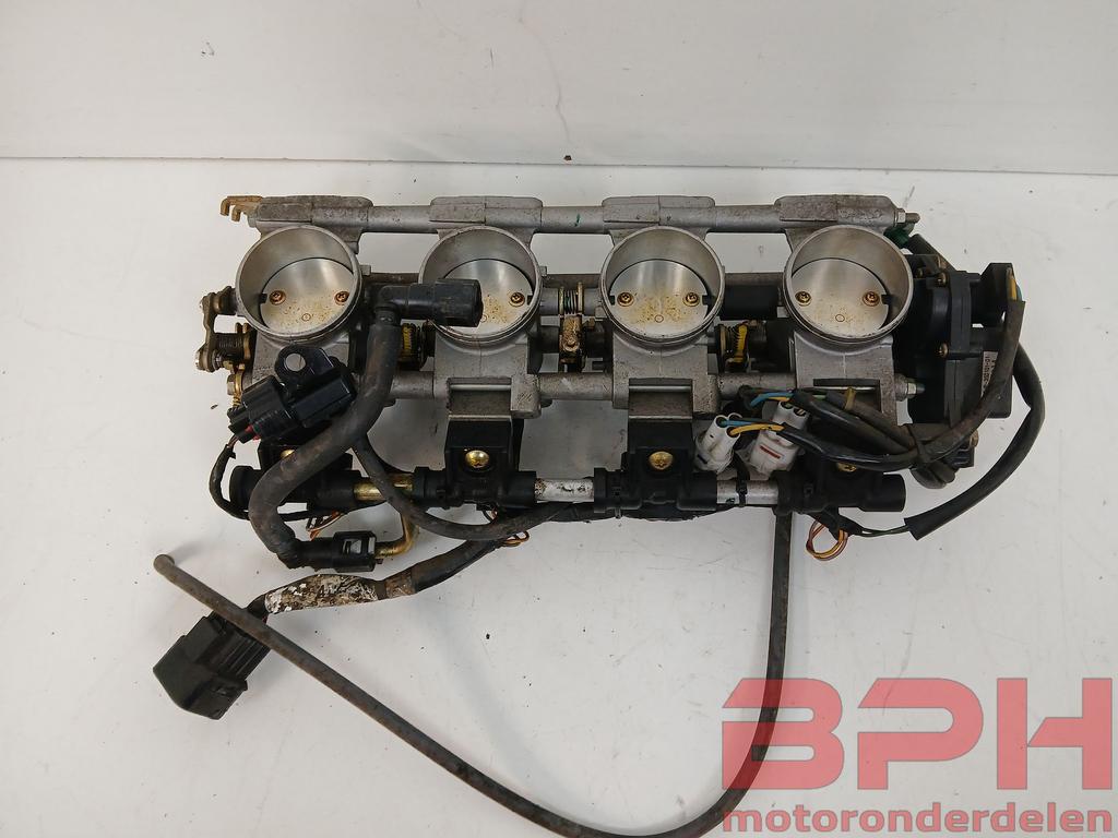 Gasklephuis Suzuki GSX-R 750 K2 K3 2002 2003 injectoren inje, Motos, -, Utilisé, -, -