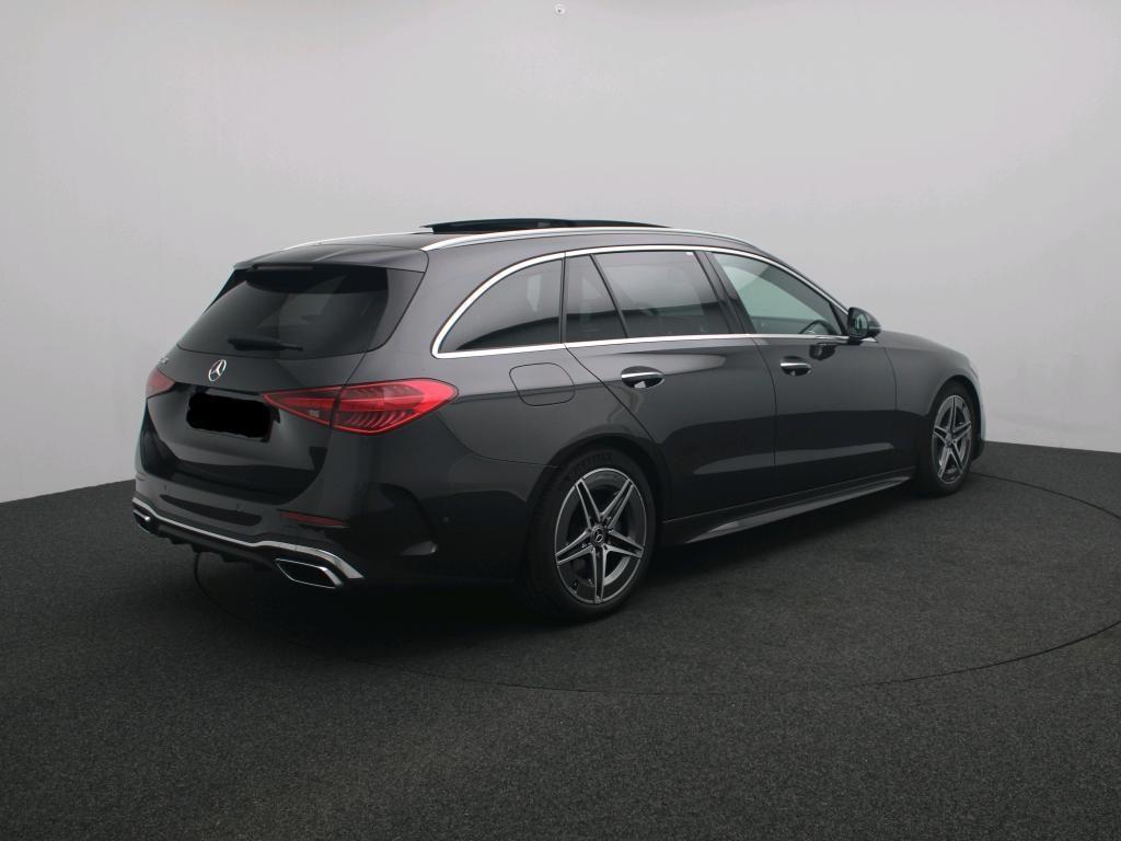Mercedes-Benz C-klasse 180 AMG Line Estate + PANORAMISCH DAK, Automaat, Zwart, 4 cilinders, https://public.car-pass.be/vhr/d065bac7-5303-40b6-a977-670c513ea7b8