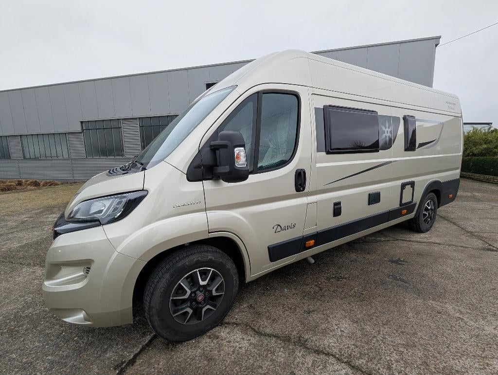 Karmann Mobil Davis 620 - 1e eigenaar, Caravans en Kamperen, Mobilhomes, Automaat, Chemisch toilet, Buscamper of Camperbus, Fiat