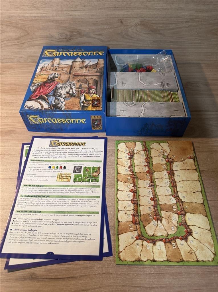carcassonne - 999 games - s6580, Hobby en Vrije tijd, Gezelschapsspellen | Bordspellen, Verzenden, Zo goed als nieuw