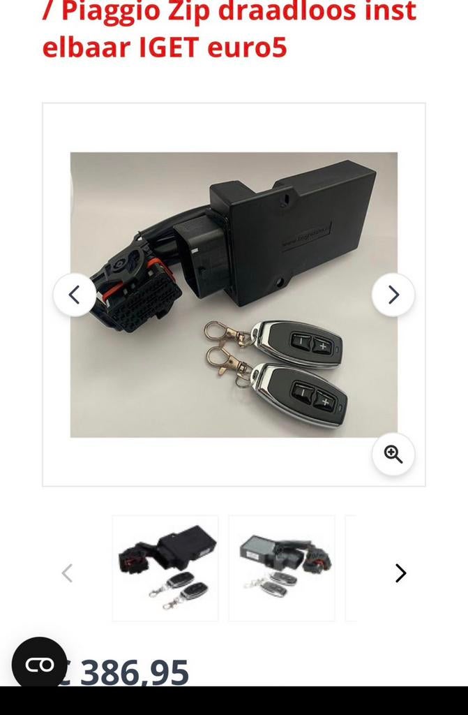 Powercommander Voor vespa/zip iget euro 5, Ophalen, Zo goed als nieuw