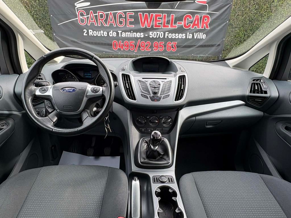 Ford C-Max 1.0i 134.000km Gps/Attache Rem...Garantie 1an!, Achat, 998 cm³, Entreprise, Boîte manuelle