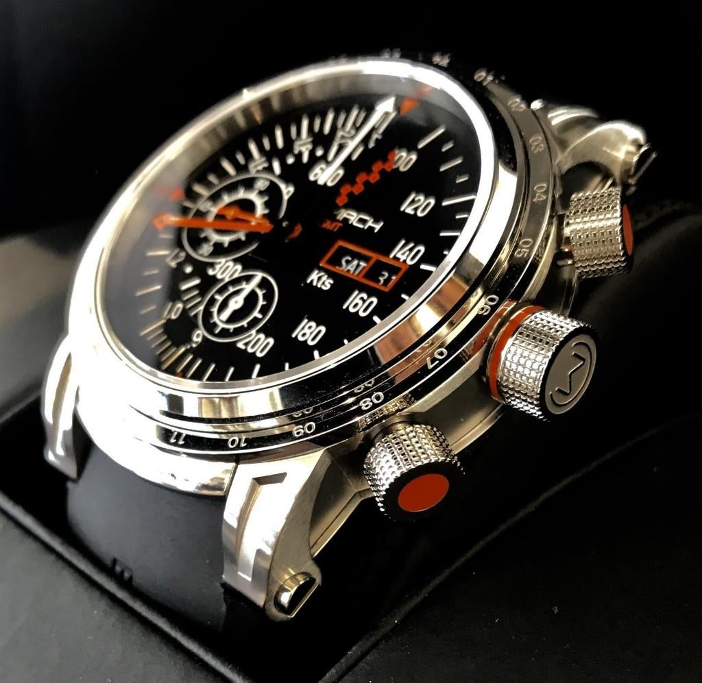 Montre de collection Concorde Mach Watch, Handtassen en Accessoires, Horloges | Heren, Staal, Polshorloge, Nieuw, Ophalen