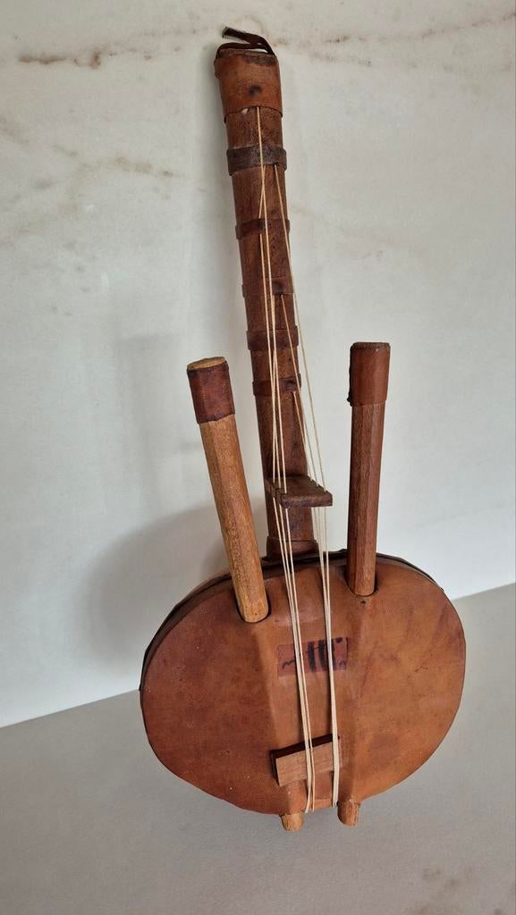 Superbe Kora (harplute africaine) faite à la main — 47 cm, Enlèvement ou Envoi