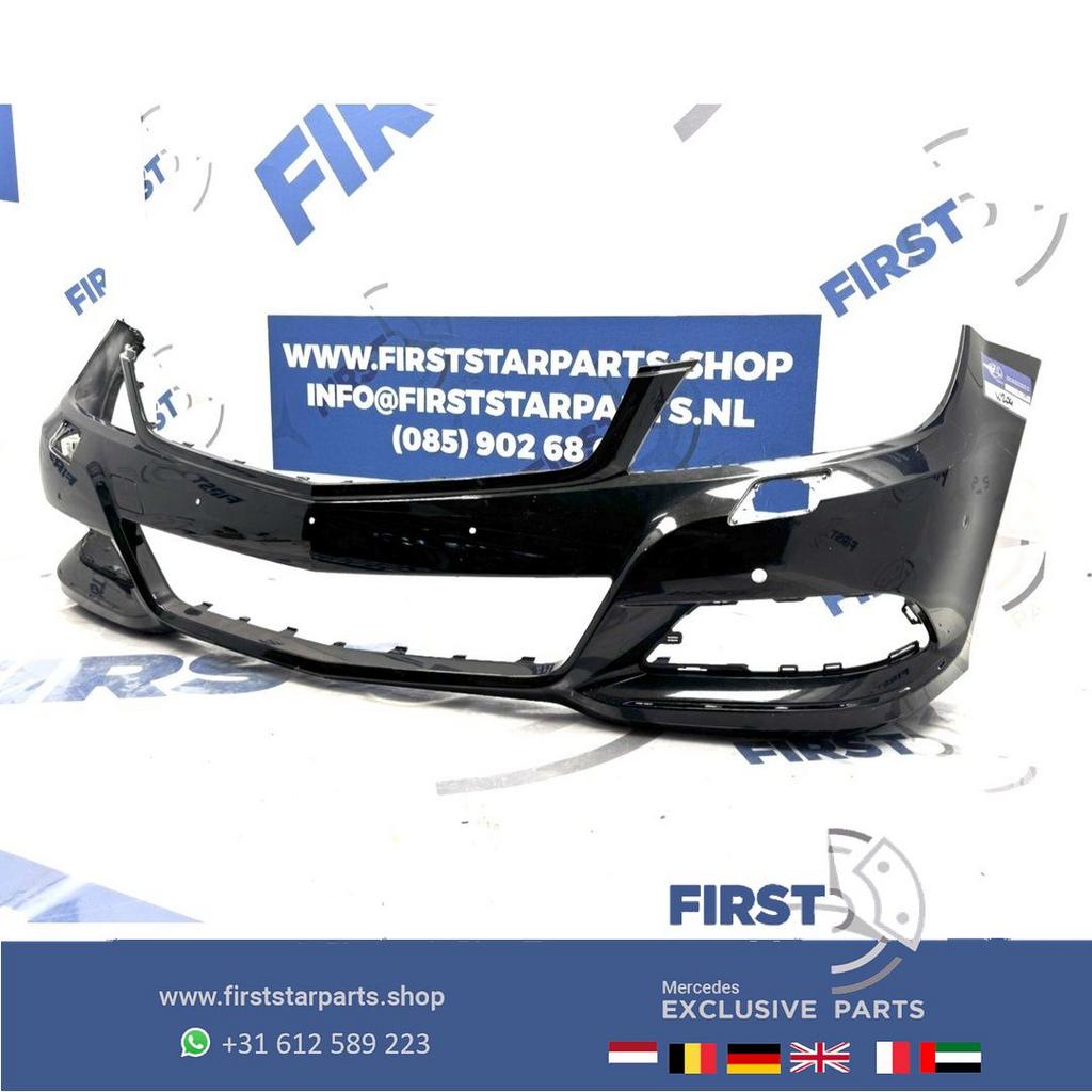 W204 C Klasse voorbumper zwart wit grijs bumper 2007-2014 or, Utilisé, -, Avant, -