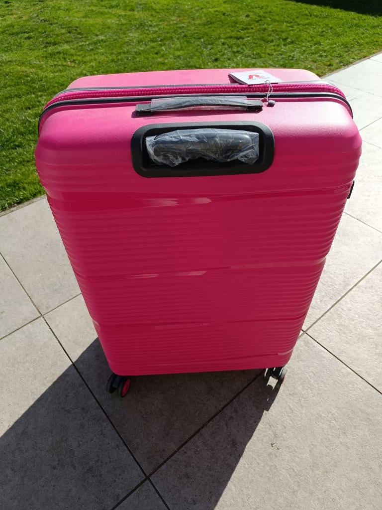 Roze reiskoffer groot, Handtassen en Accessoires, Koffers, Ophalen