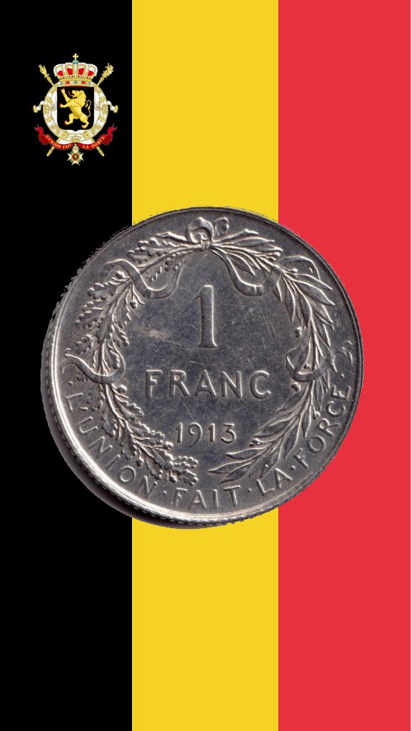 1 franc 1913 FR - Albert I (qualité), Monnaie en vrac, Argent, Argent, Envoi