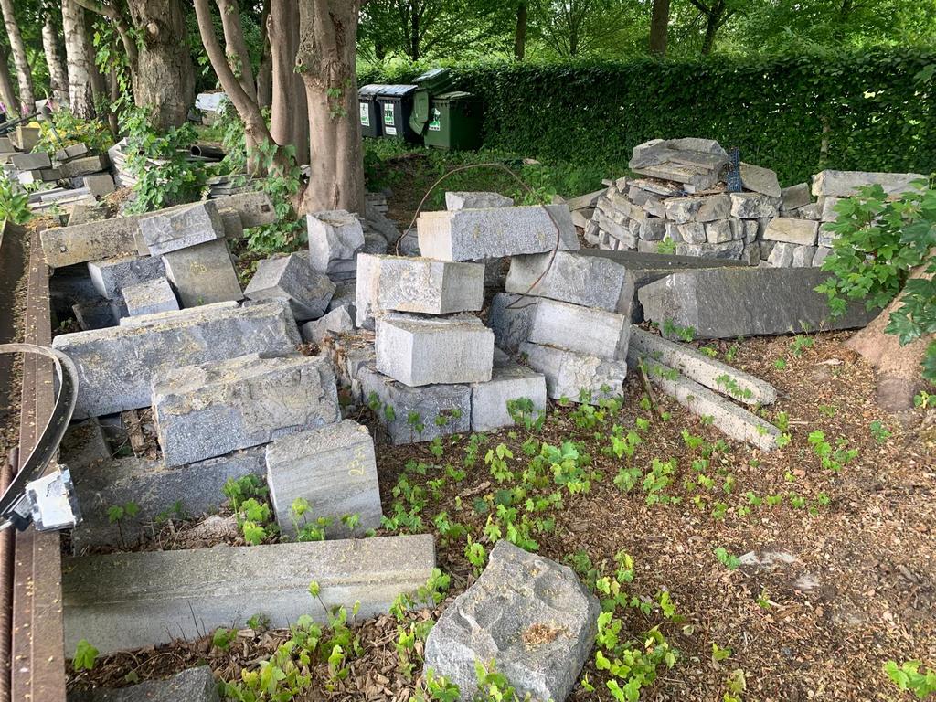 Blauwe steen, Ophalen, Gebruikt, Natuursteen, Overige typen