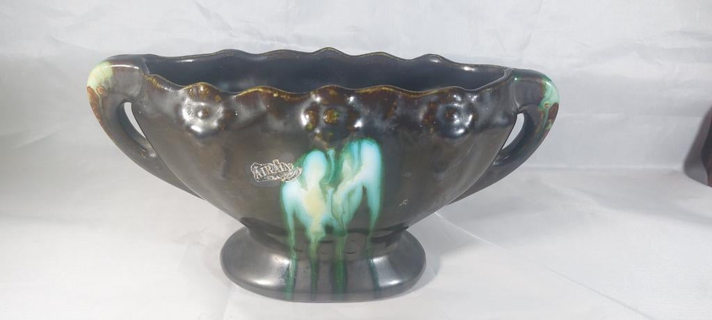 Pièce authentique Faïencerie de Thulin Art Déco 1920-1930, Antiquités & Art, Antiquités | Céramique & Poterie, Enlèvement ou Envoi