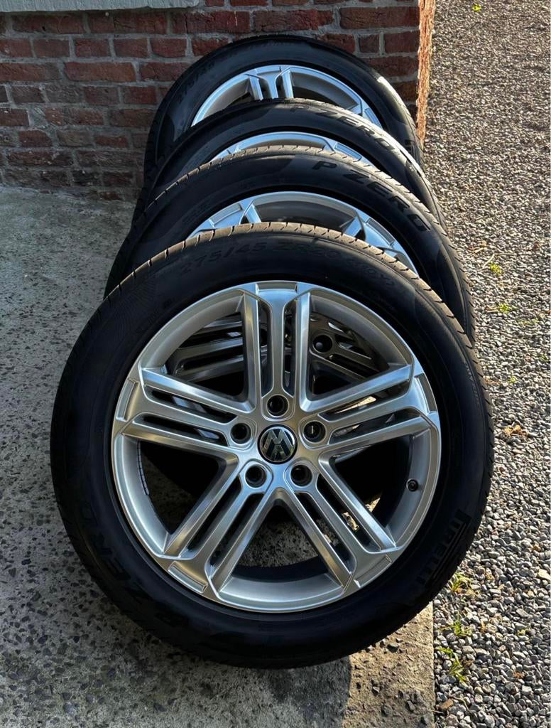 Jantes VW d'origine (pneus neufs) 275 45 R20, Autos : Pièces & Accessoires, Pneus & Jantes, Neuf, Véhicule de tourisme, Enlèvement