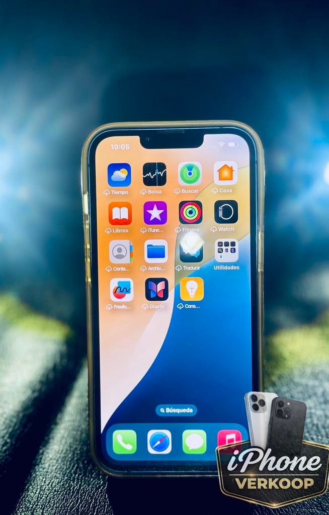 IPHONE 13 blauw 128gb, Telecommunicatie, Ophalen of Verzenden, Zo goed als nieuw, Blauw, IPhone 13