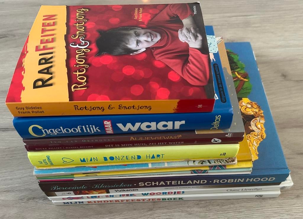 Bundel met 15 kinder- en jeugdboeken, Ophalen of Verzenden