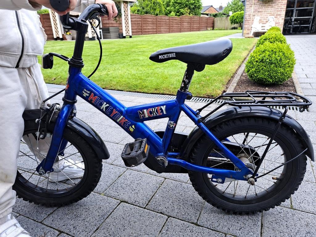 Fiets 14 inch, Ophalen