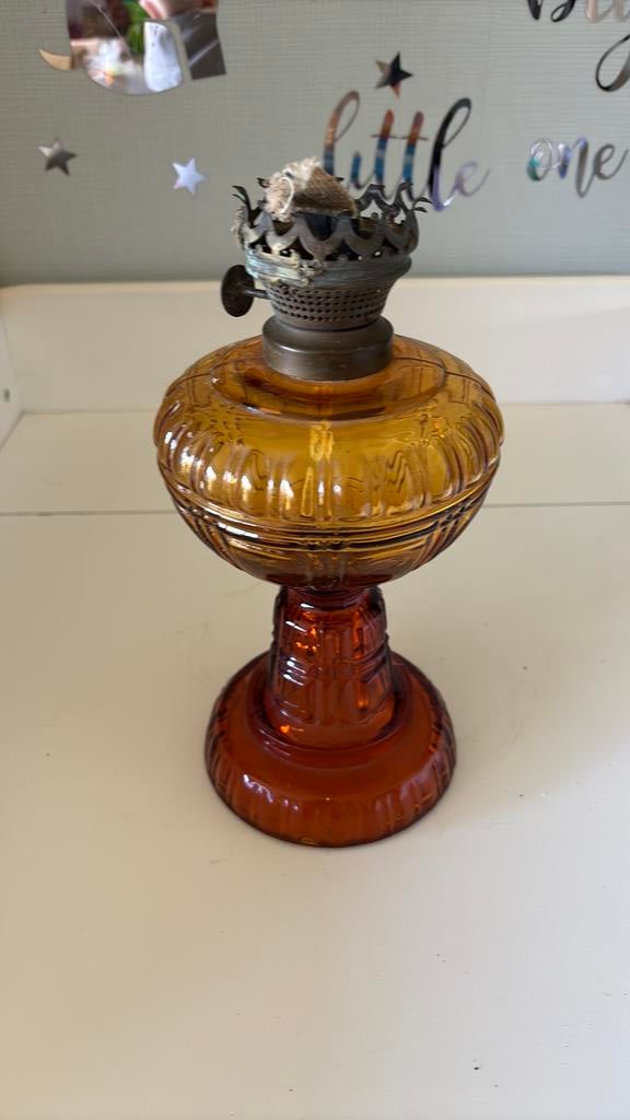 Zeer mooie olielamp, Antiek en Kunst, Antiek | Verlichting, Ophalen