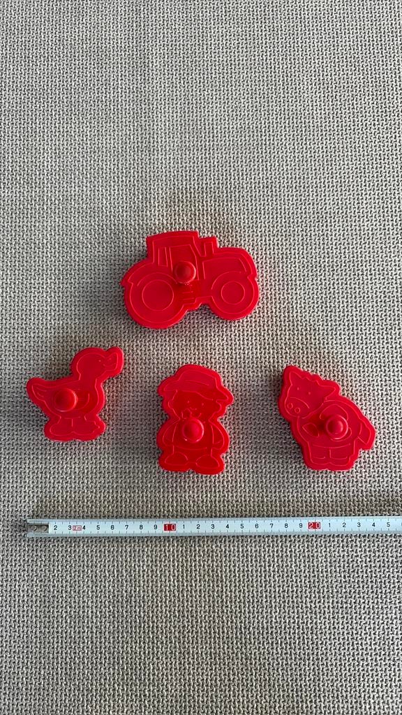 Uitsteekvormpjes boerderij, Ophalen of Verzenden, Zo goed als nieuw, Taarten, Bakvorm