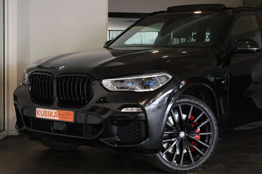 BMW X5 PHEV 3.0AS xDrive45e Pano Memory ACC BTW* 12M*, Automaat, USB, Gebruikt, Zwart