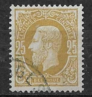 Belgique OPC 32B Roi Léopold II, Enlèvement ou Envoi, Affranchi