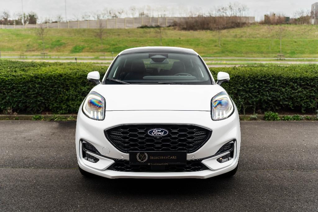 Ford Puma 1.0 mHEV*ST LINE X*FULL*B&O*PANO*AUTOMAT*ALCANTARA, Auto's, Ford, 114 kW, Puma, Alcantara, Wit