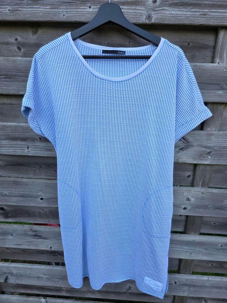 Kleedje streep, blauw/wit, met steekzakken, Lecomte, maat 40, Kleding | Dames, Ophalen, Maat 38/40 (M), Blauw