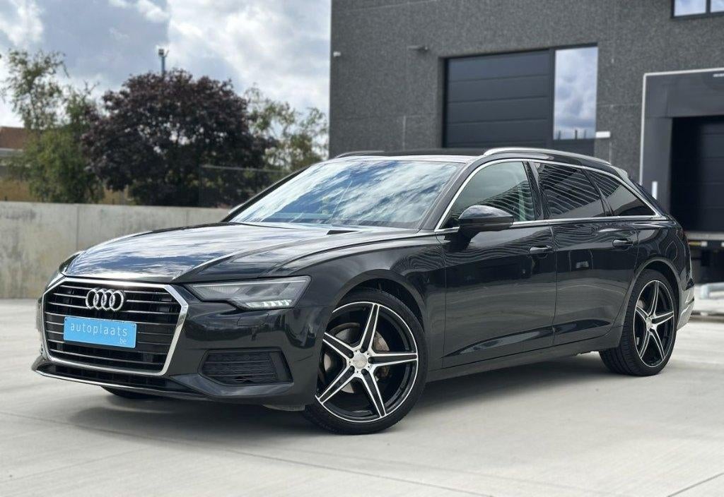 Audi A6 2.0TDI S Line 2019 Hybride - Automaat Camera  Apple, Auto's, Automaat, Zwart, Bedrijf, 5 deurs