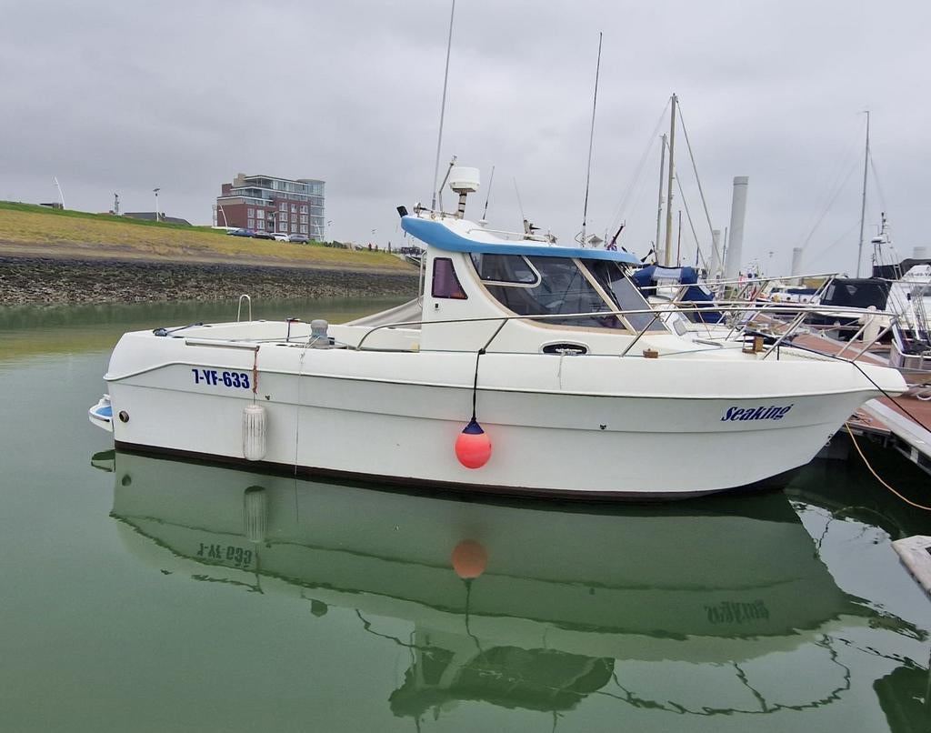 Arvor 25 kajuitboot visboot jonge motor uit 2014, Watersport en Boten, Vis- en Consoleboten, Gebruikt, 70 pk of meer, 6 meter of meer