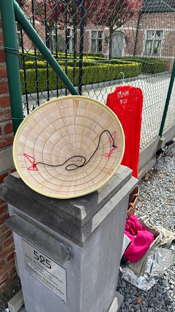 Chinese kegel strohoed, Kleding | Dames, Ophalen, Nieuw, Hoed