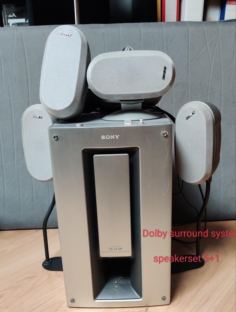 Sony SS ms7 + Sony Saw MS815 subwoofer speekerset, Audio, Tv en Foto, Ophalen, Zo goed als nieuw, Sony