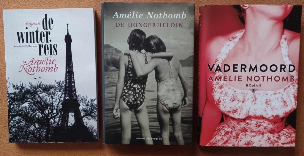 3 x Amélie Nothomb, Enlèvement ou Envoi, Comme neuf, Amélie Nothomb, Belgique