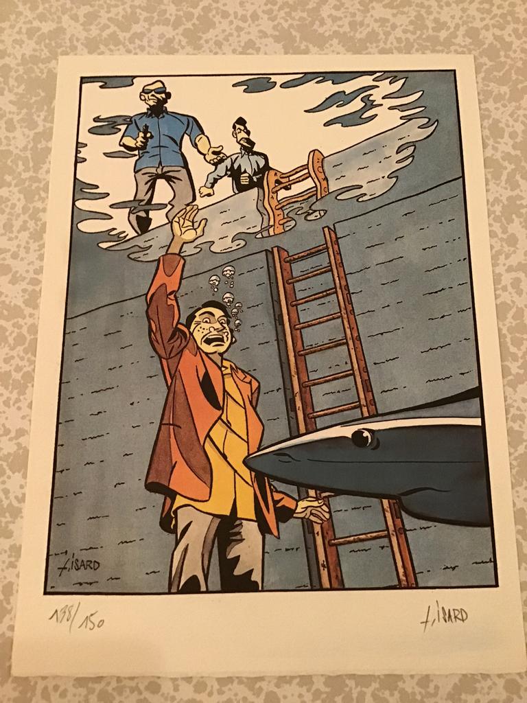 Sérigraphie Franck Isard, Comme neuf