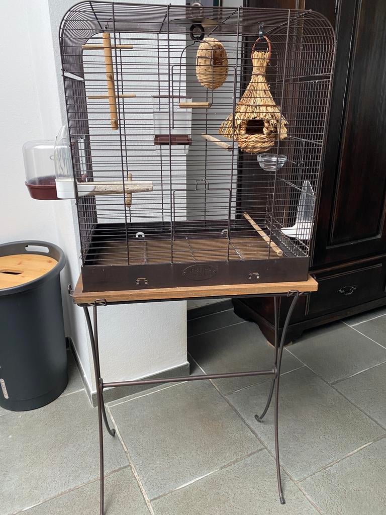 Cage oiseaux ZOLUX BY RÉTRO + Accessoires, Dieren en Toebehoren, Vogels | Hokken en Kooien, Gebruikt, Vogelkooi, Metaal, Ophalen