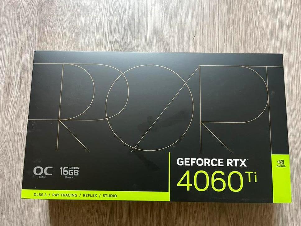 GeForce RTX 4060 Ti Pro Art 16GB, Ophalen of Verzenden, Zo goed als nieuw