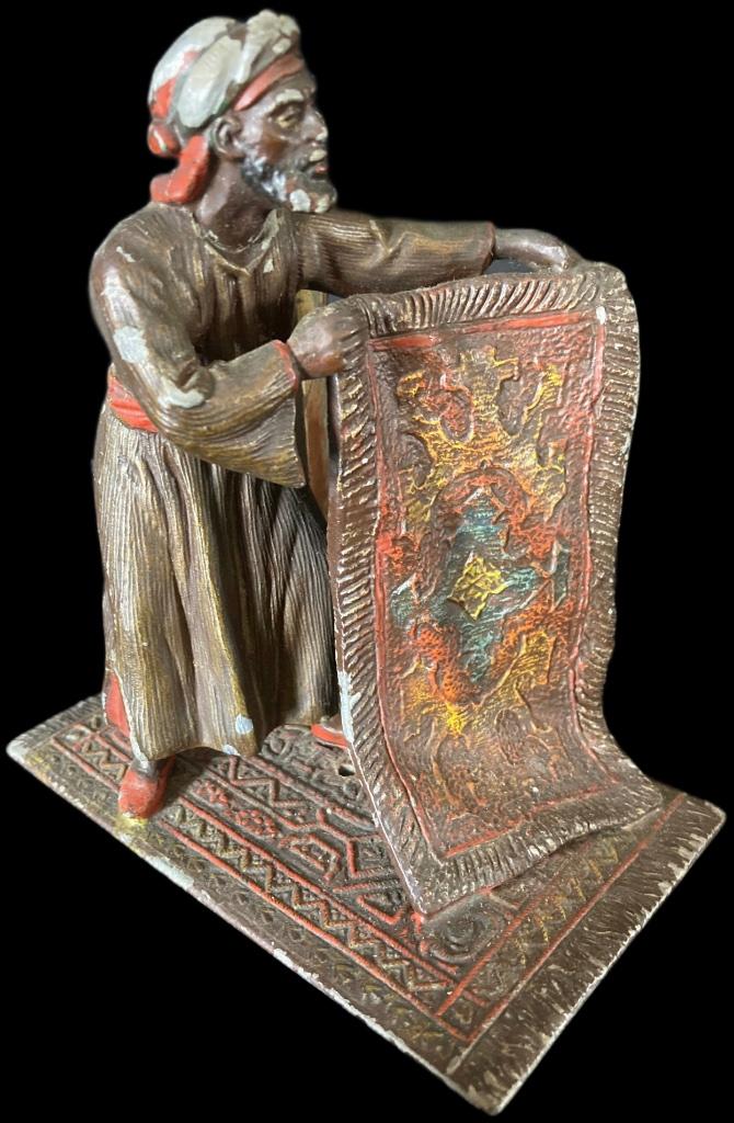 Weens Brons Vienna Bronze Beeld Figuur Arabier Bergmann, Antiek en Kunst, Verzenden, Brons