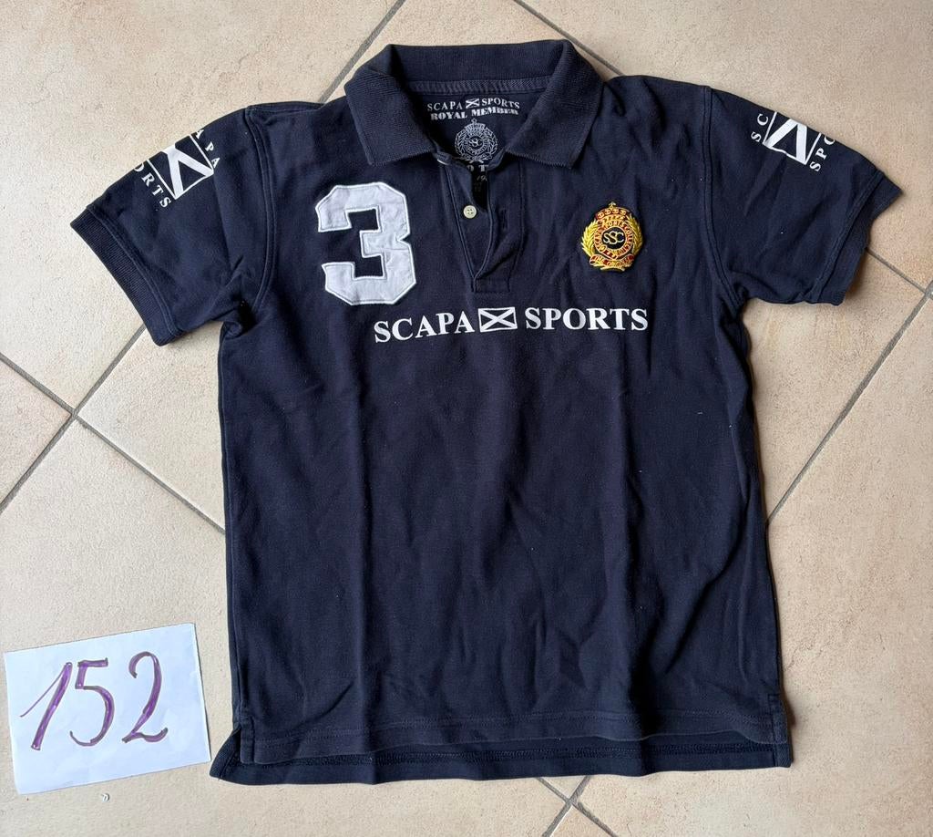 Scapa Polo maat 152, Enlèvement, Utilisé, Garçon, Chemise ou À manches longues