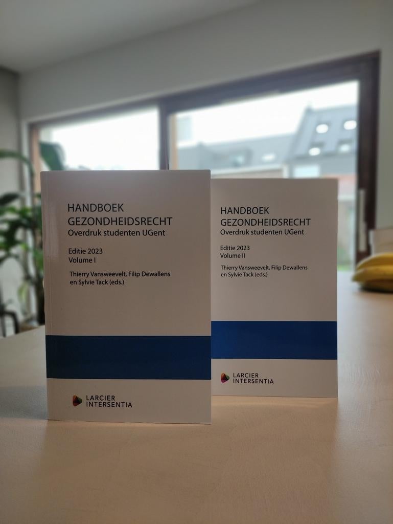 Handboek Gezondheidsrecht – Volume I & II (Nieuwstaat), Ophalen of Verzenden, Nieuw
