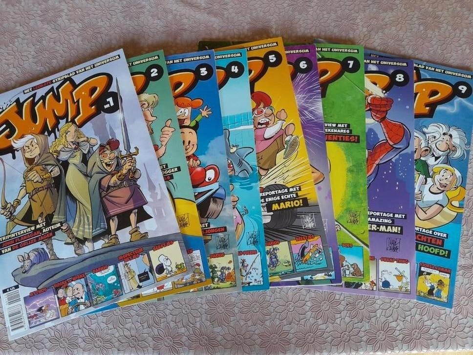Jump magazines #1 - 9., Boeken, Ophalen of Verzenden, Zo goed als nieuw