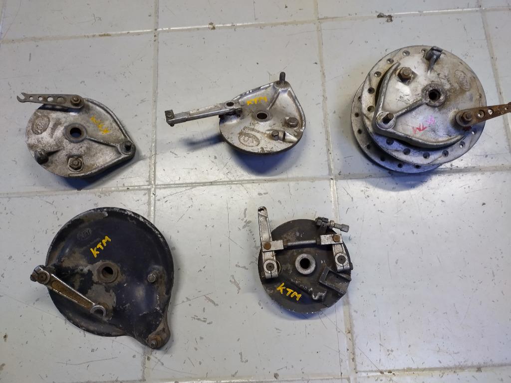 ktm trommelremplaten oude cross enduro moto, Motos, Enlèvement ou Envoi, Utilisé