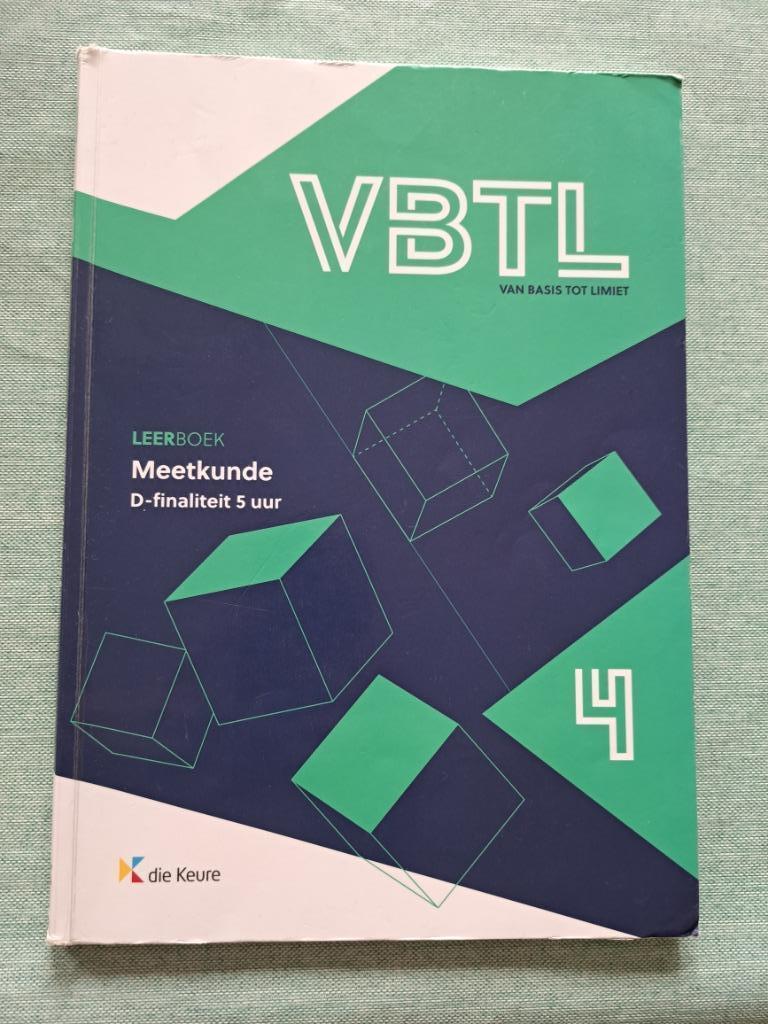 VBTL 4, Boeken, ASO, Wiskunde A, Die keure, Ophalen of Verzenden