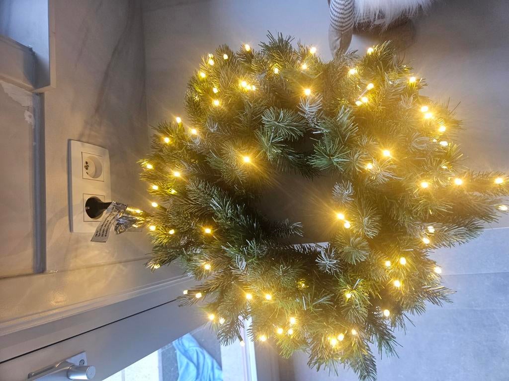 Kerstkrans met Led verlichting, Diversen, Kerst, Ophalen, Nieuw