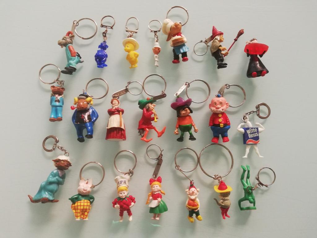 Oude reclame sleutelhangers, Verzamelen, Ophalen of Verzenden, Gebruikt