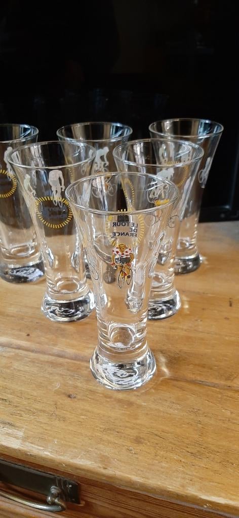 💥6 Ricard-glazen uit de Tour de France-collectie, Verzamelen, Ophalen of Verzenden, Zo goed als nieuw