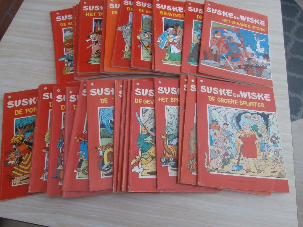 strips suske & wiske 50-tal strips suske & wiske, Ophalen of Verzenden, Gelezen