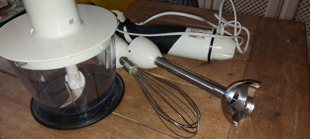 Mixerset met hakker, Ophalen, Gebruikt