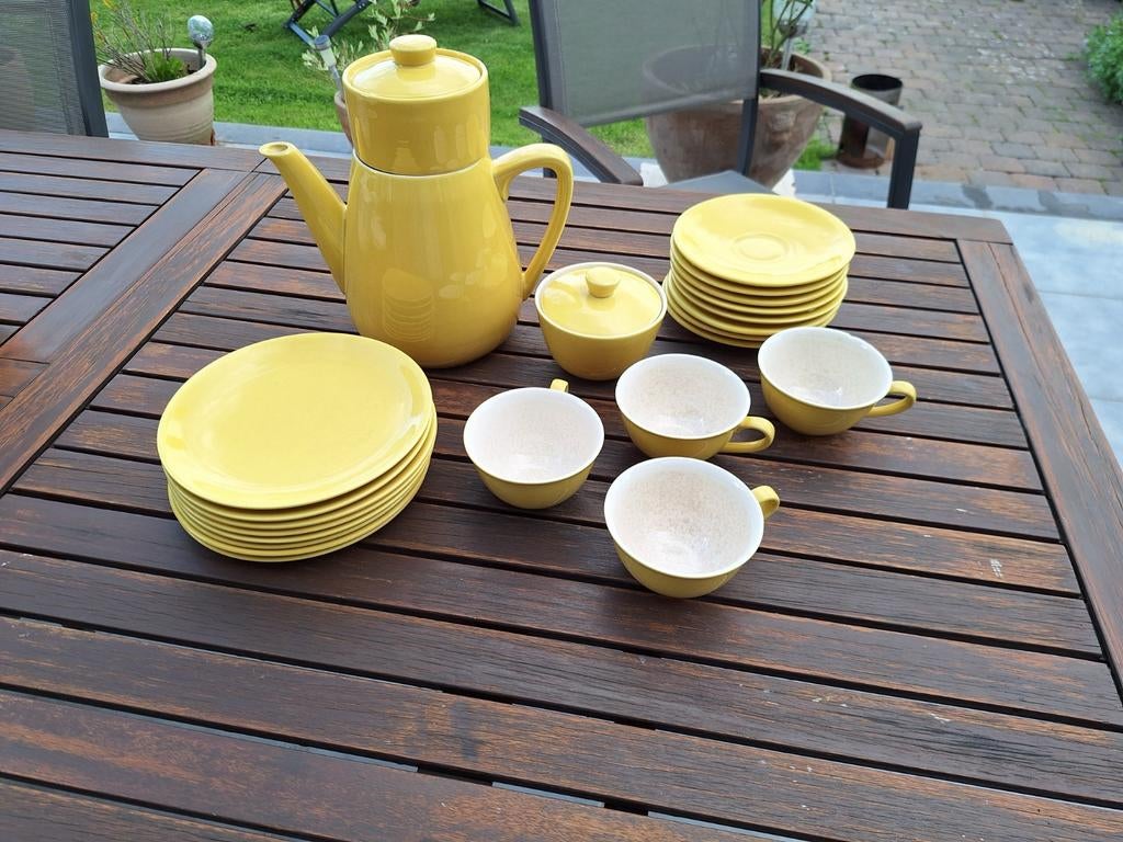 Service jaune boch luxembourg, Antiquités & Art, Enlèvement