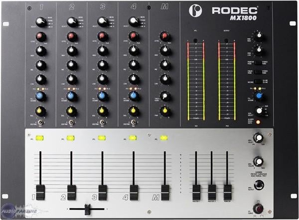 Rodec mx 1800, Muziek en Instrumenten, Mengpanelen, Ophalen, Zo goed als nieuw, 5 tot 10 kanalen, Microfooningang