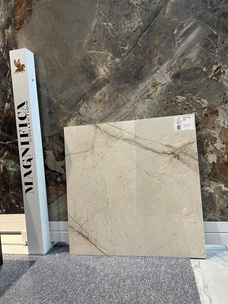 ✅ Carrelage 60x60 marbré beige POLI rectifié 1er choix❗️, Doe-het-zelf en Bouw, Tegels, Nieuw, Ophalen