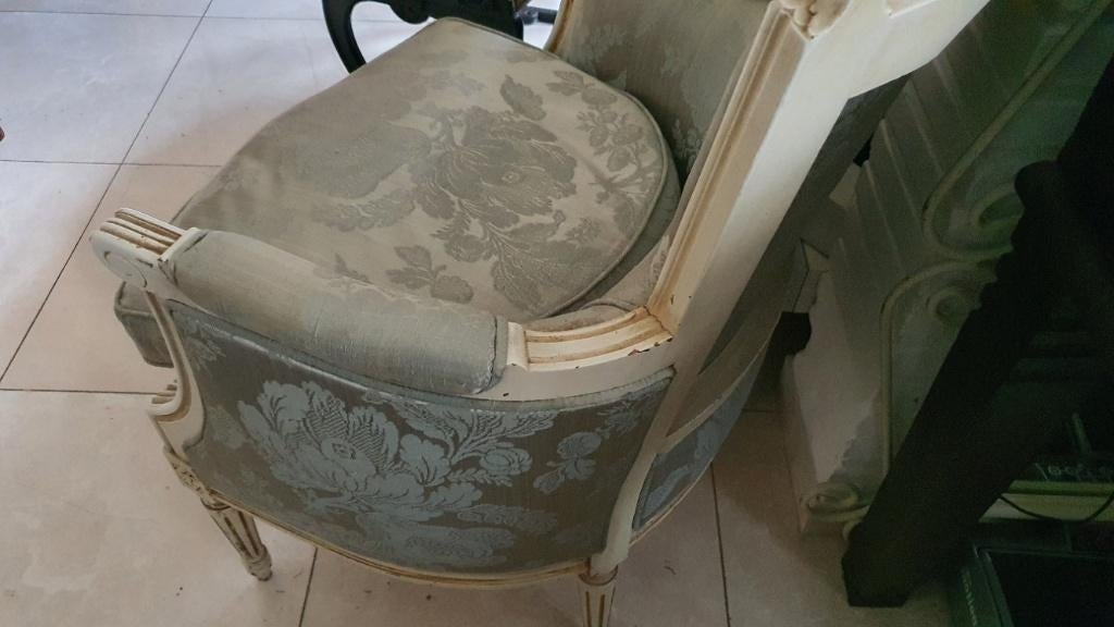 Brocante stoeltje Nog in zeer goeden staat 35 Euro, Ophalen, Gebruikt, Stof, Brocante stoeltje