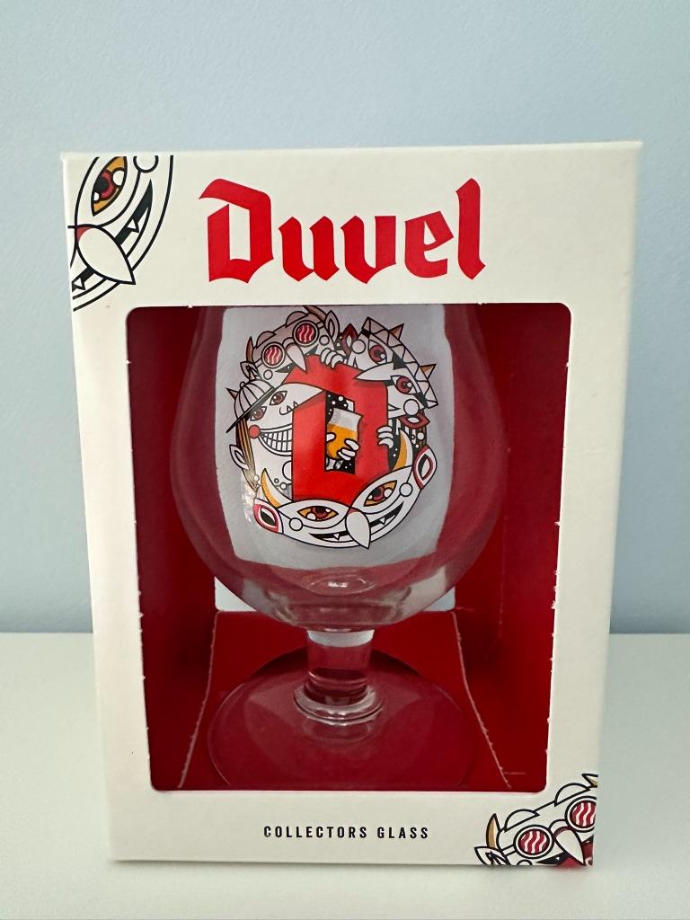 DUVEL glas Art Collection PATRICK CROES in showdoos - Nieuw, Verzamelen, Ophalen of Verzenden, Nieuw, Bierglas