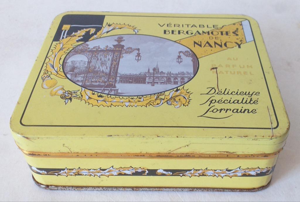 Blikken doos - Bergamotes de Nancy, Verzamelen, Blikken, Ophalen of Verzenden