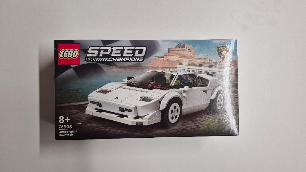 LEGO 76908 Speed Champions Lamborghini Countach, Lego, Nieuw, Complete set, Speed Champions