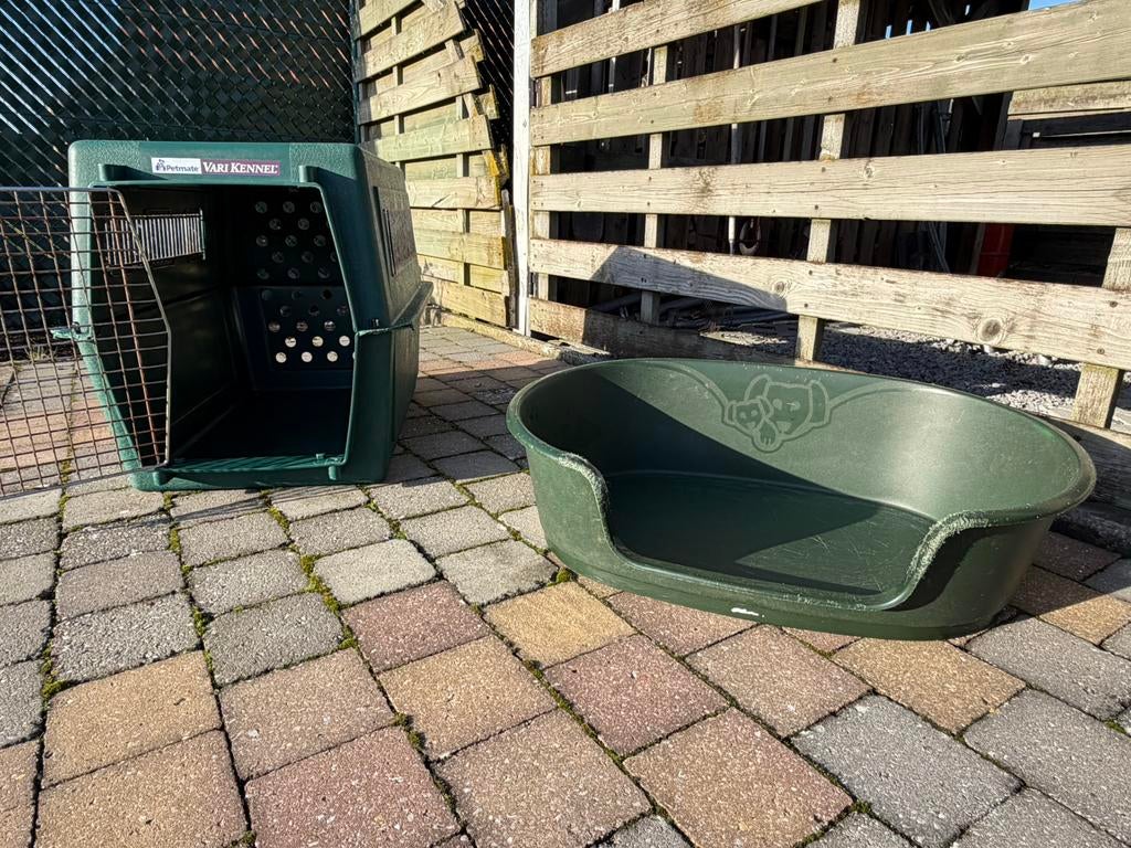 Honden Bench en mand, Ophalen, Gebruikt